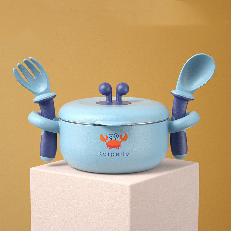 Baby Food Supplement Bowl – Silicone Children’s Tableware with Suction Base
