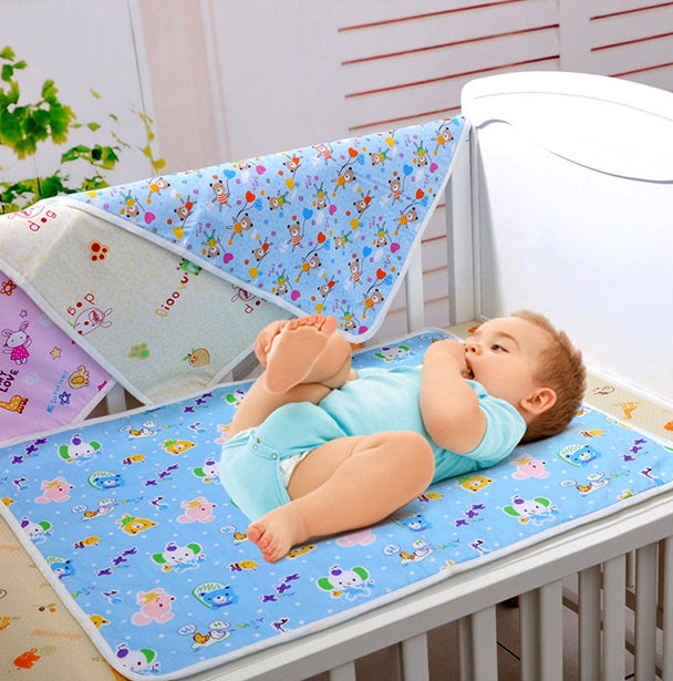 Waterproof Baby Changing Pad – Breathable & Leakproof Crib Protector