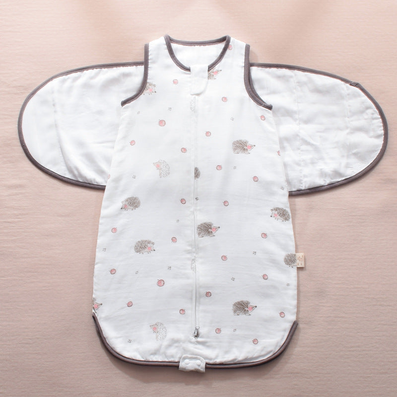 Breathable Muslin Swaddle Sleeping Bag for Newborns