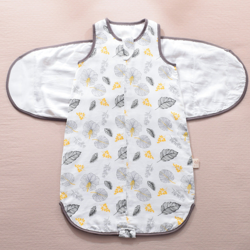 Breathable Muslin Swaddle Sleeping Bag for Newborns