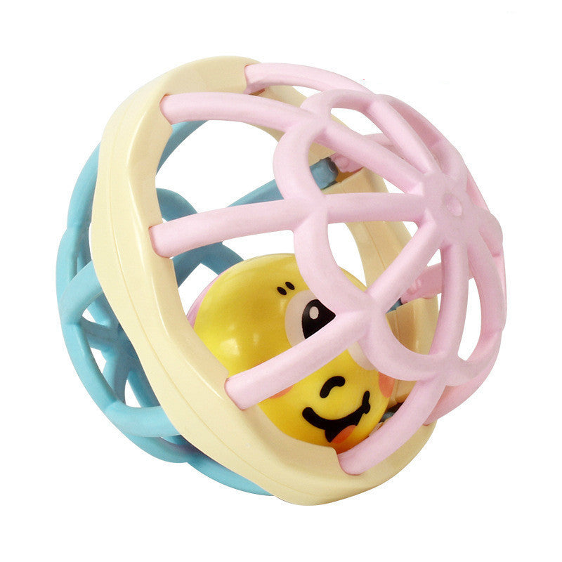 Baby Soft Rubber Sensory Ball – Chewable & Rattle Toy