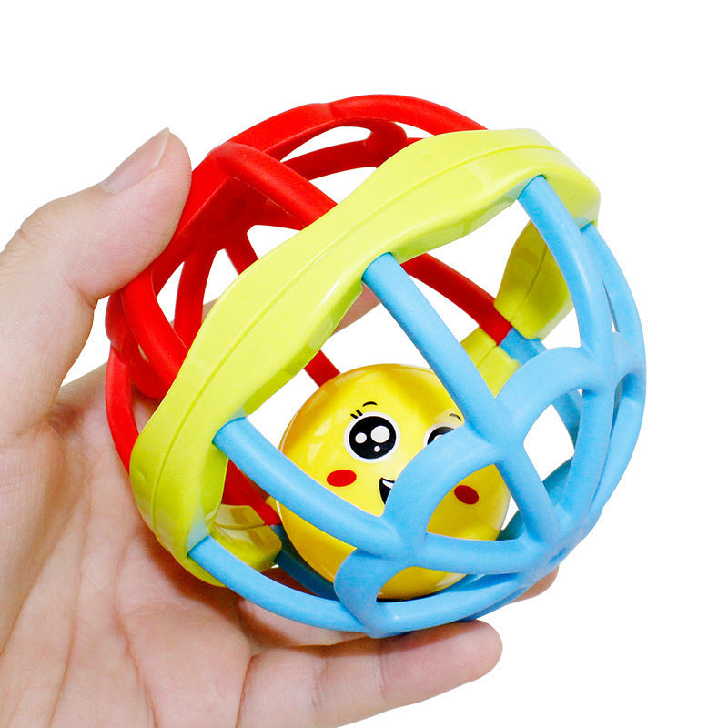 Baby Soft Rubber Sensory Ball – Chewable & Rattle Toy