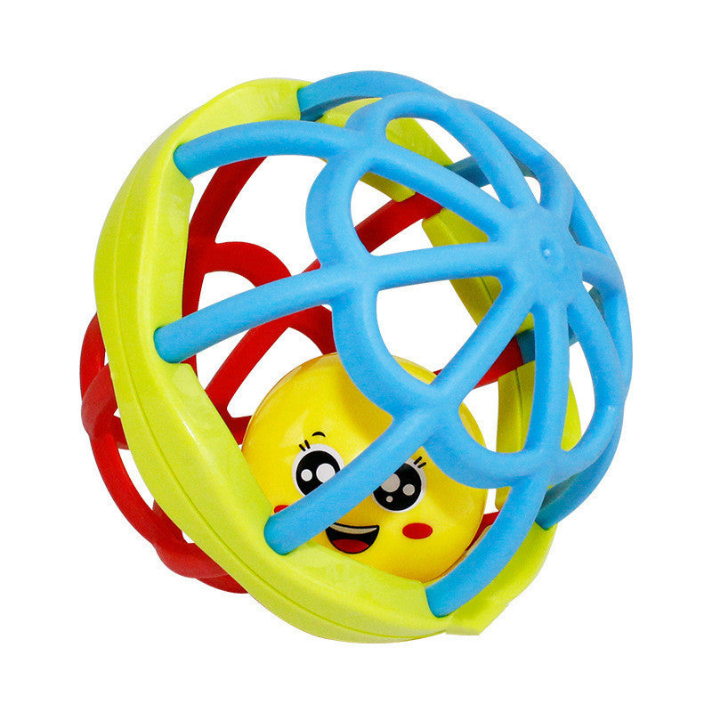 Baby Soft Rubber Sensory Ball – Chewable & Rattle Toy