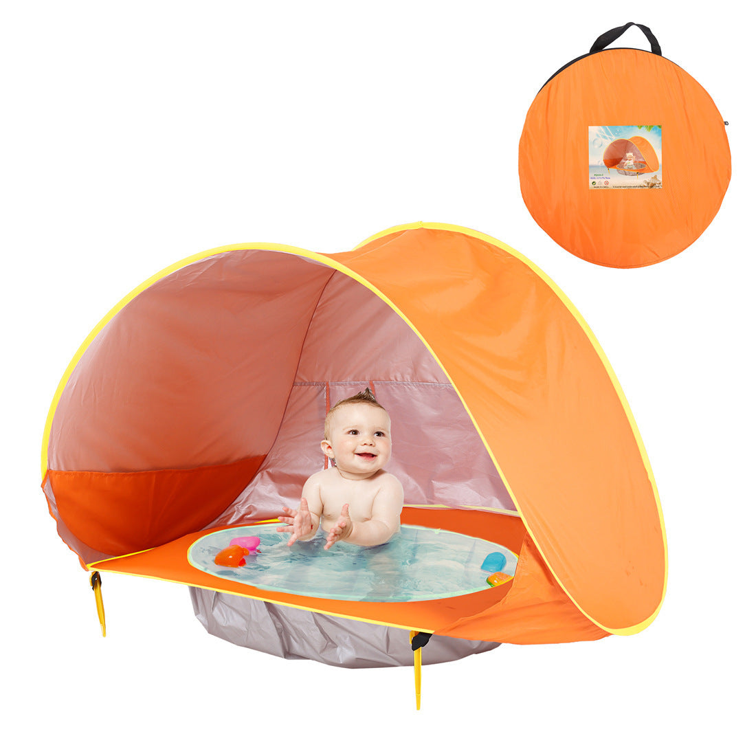 Baby Beach Tent – UV Protection Sun Shelter with Mini Pool