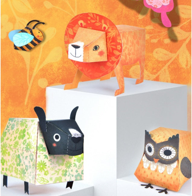 3D Origami DIY Book for Kids – Interactive Craft Kit