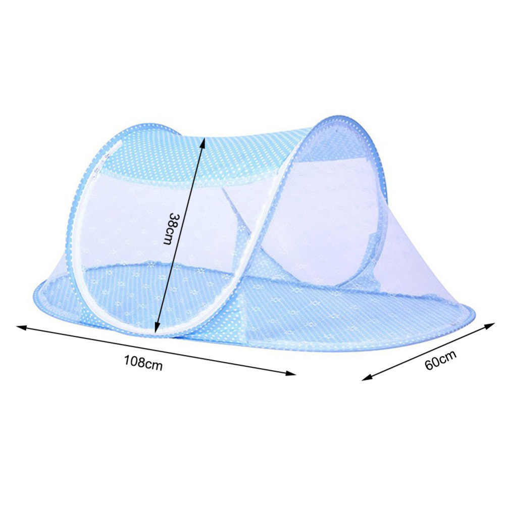 Foldable Baby Mosquito Net with Zipper – Safe & Breathable Design