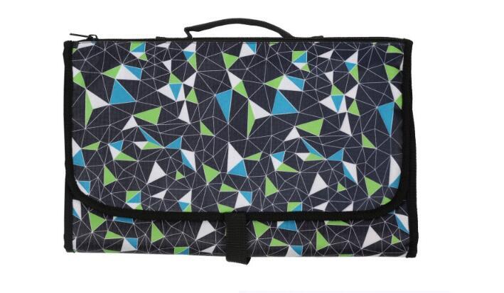 Portable Foldable Waterproof Baby Diaper Changing Mat – Travel Play Mat with Storage Bag