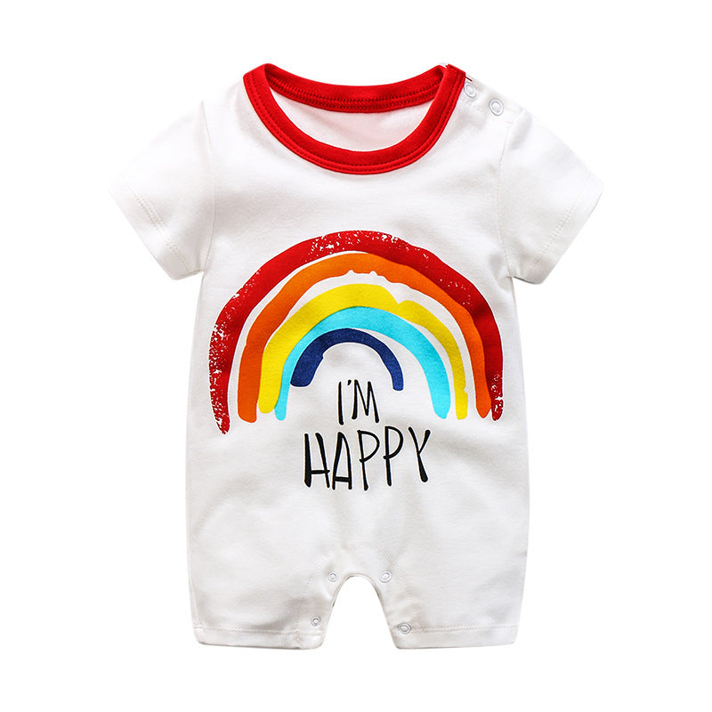 Baby Romper with Short Sleeves