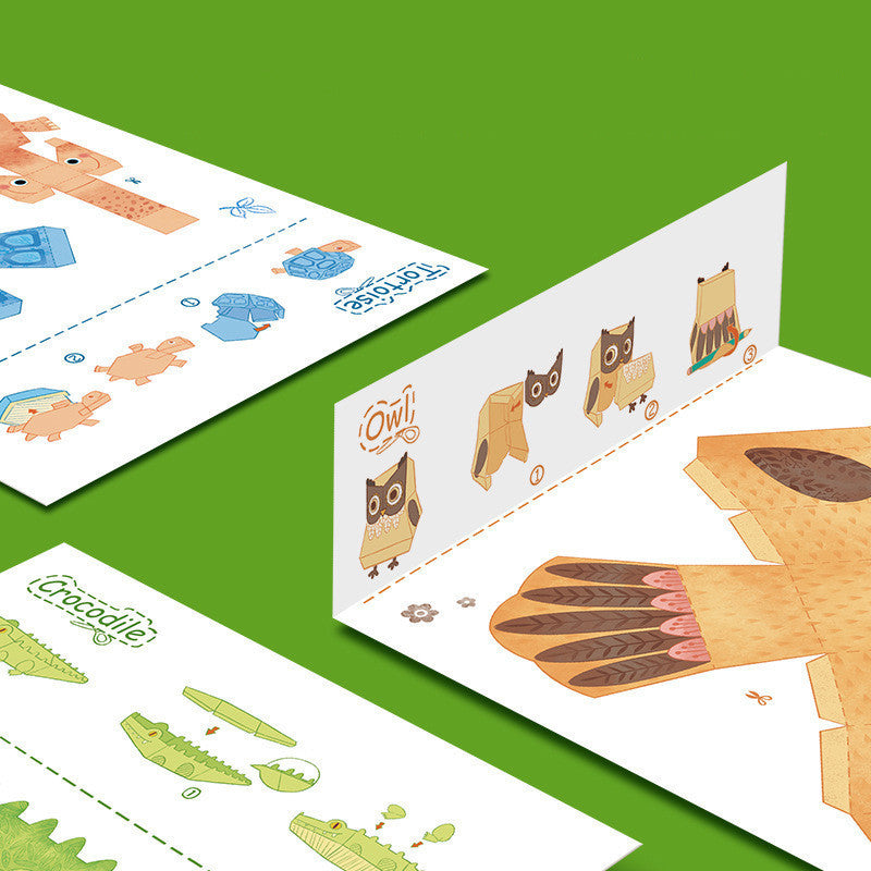 3D Origami DIY Book for Kids – Interactive Craft Kit