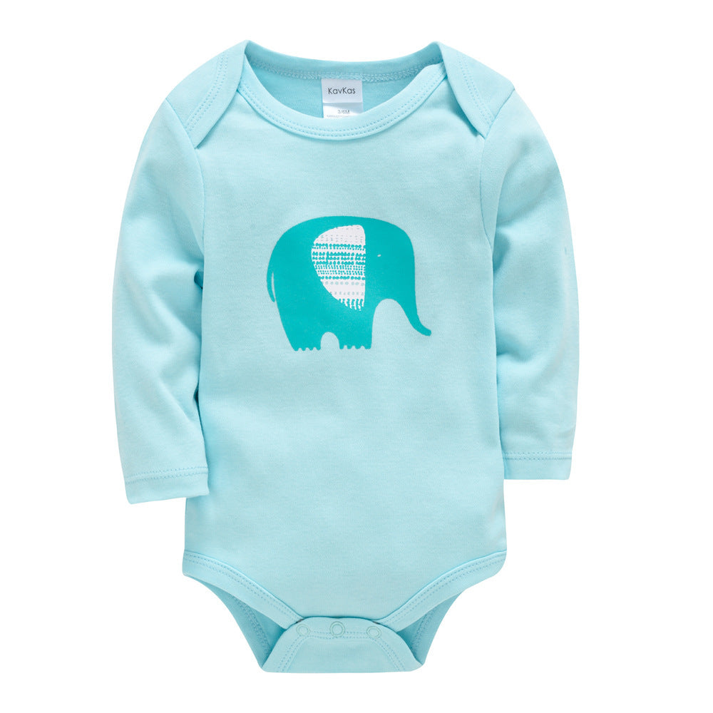 Autumn baby harness cotton jumpsuit baby clothes