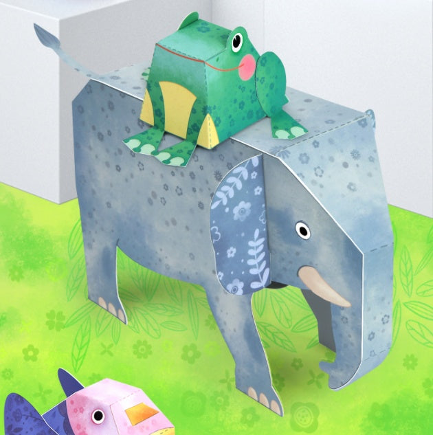 3D Origami DIY Book for Kids – Interactive Craft Kit