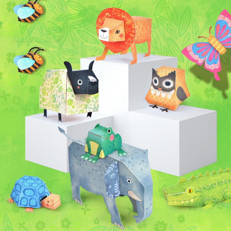 3D Origami DIY Book for Kids – Interactive Craft Kit