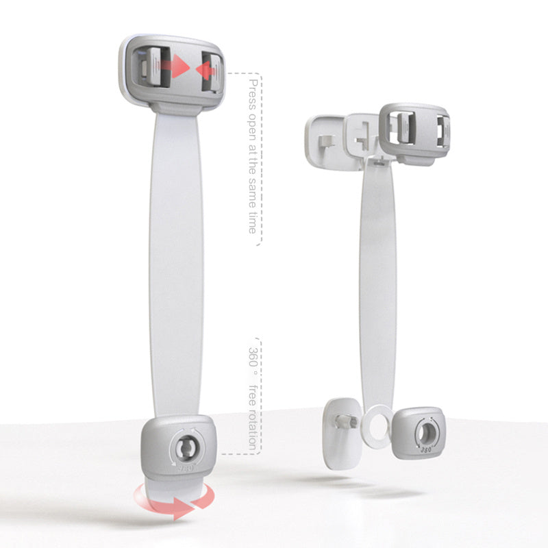 Baby Safety Cabinet & Drawer Locks – No-Drill, Anti-Pinch Door Locks for Kids