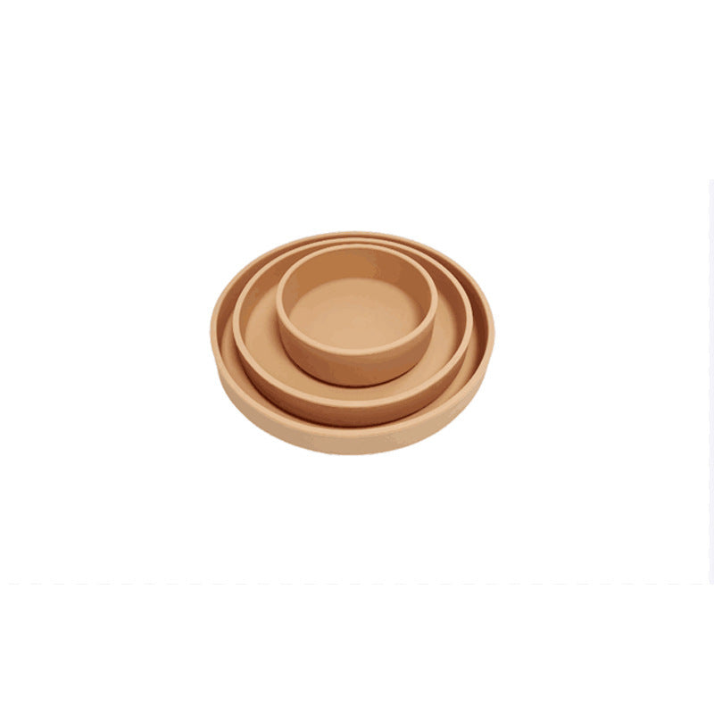 Baby Silicone Dinner Plate – Self-Feeding Training Bowl for Toddlers