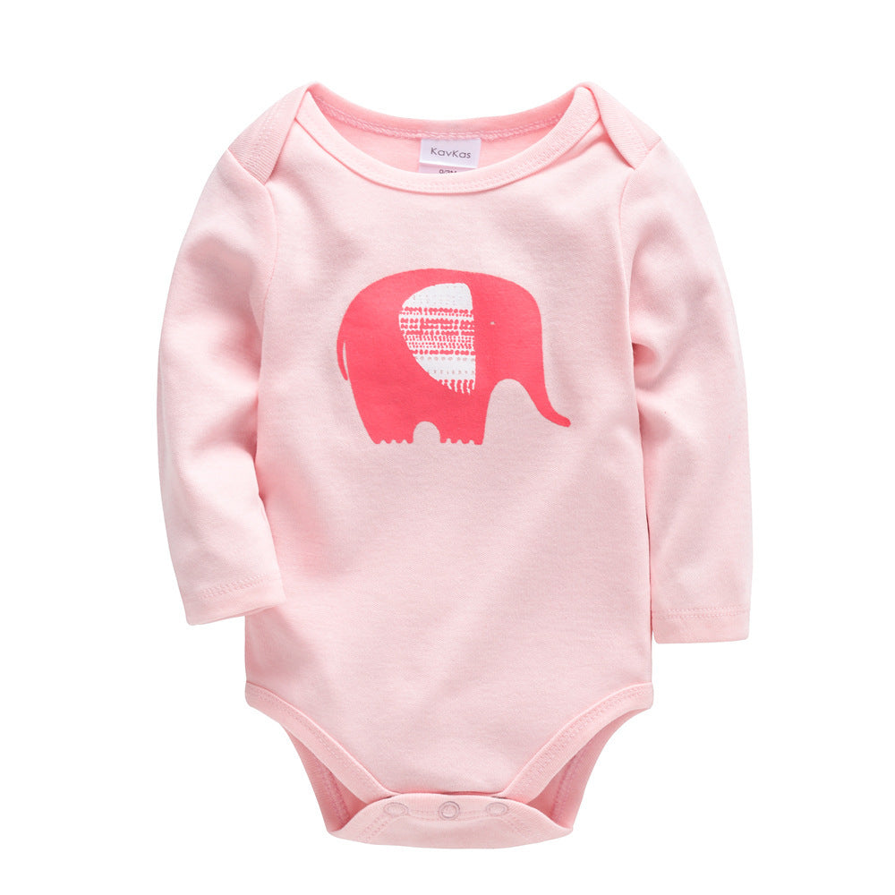 Autumn baby harness cotton jumpsuit baby clothes