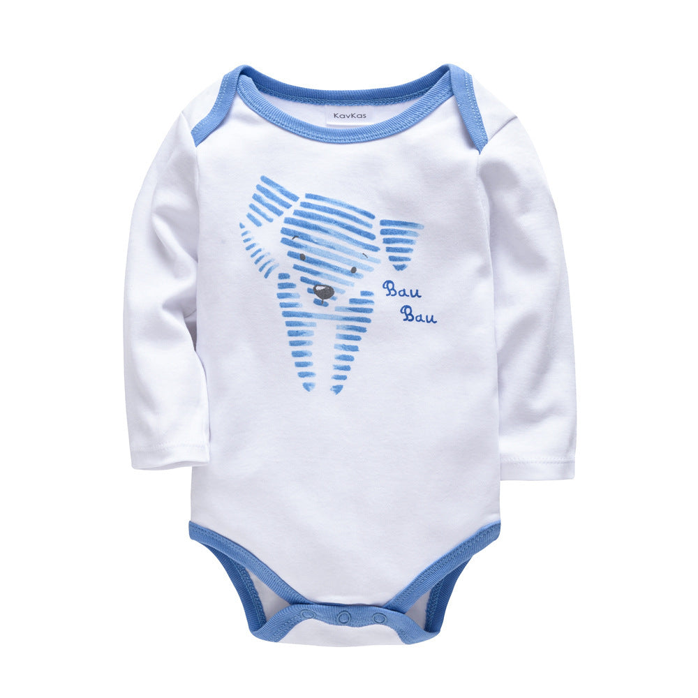 Autumn baby harness cotton jumpsuit baby clothes
