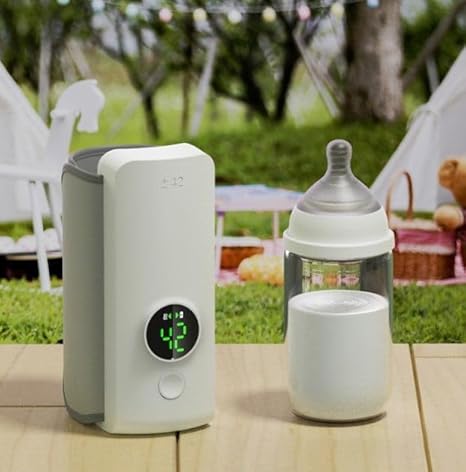 Portable Wireless Baby Bottle Warmer – USB Rechargeable Milk Heating Bag