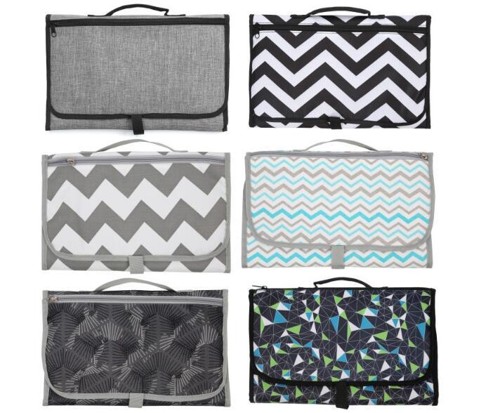 Portable Foldable Waterproof Baby Diaper Changing Mat – Travel Play Mat with Storage Bag