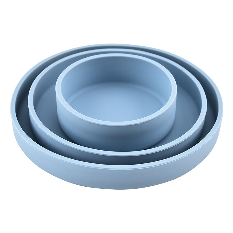 Baby Silicone Dinner Plate – Self-Feeding Training Bowl for Toddlers