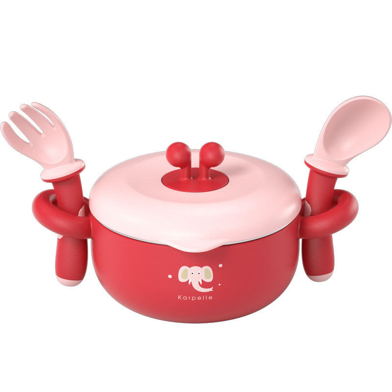 Baby Food Supplement Bowl – Silicone Children’s Tableware with Suction Base