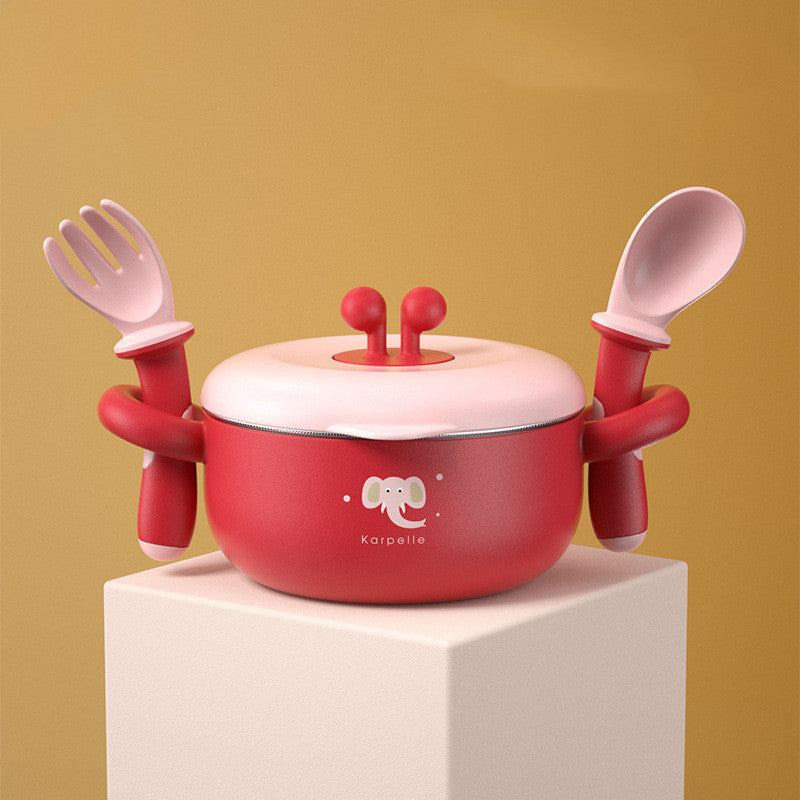 Baby Food Supplement Bowl – Silicone Children’s Tableware with Suction Base