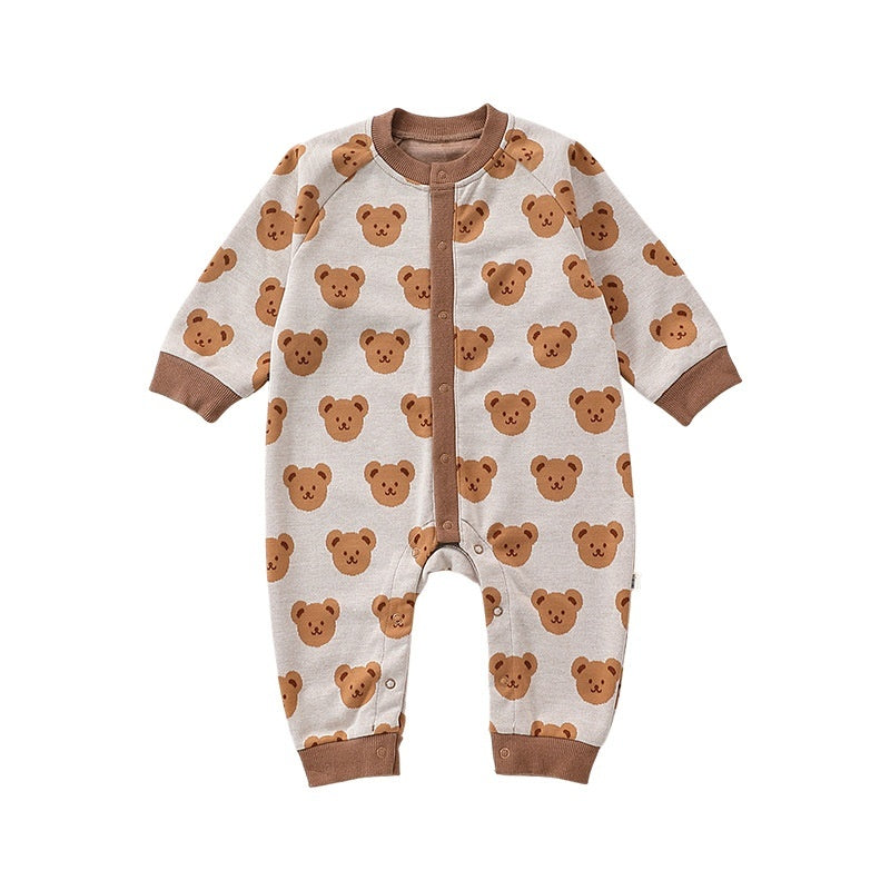 Baby Autumn Jumpsuit Knitted Bear
