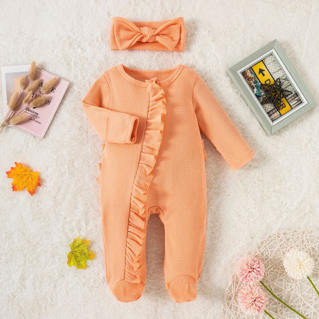 Zipper Lace Candy Color Pit Strip Cloth Foot Romper