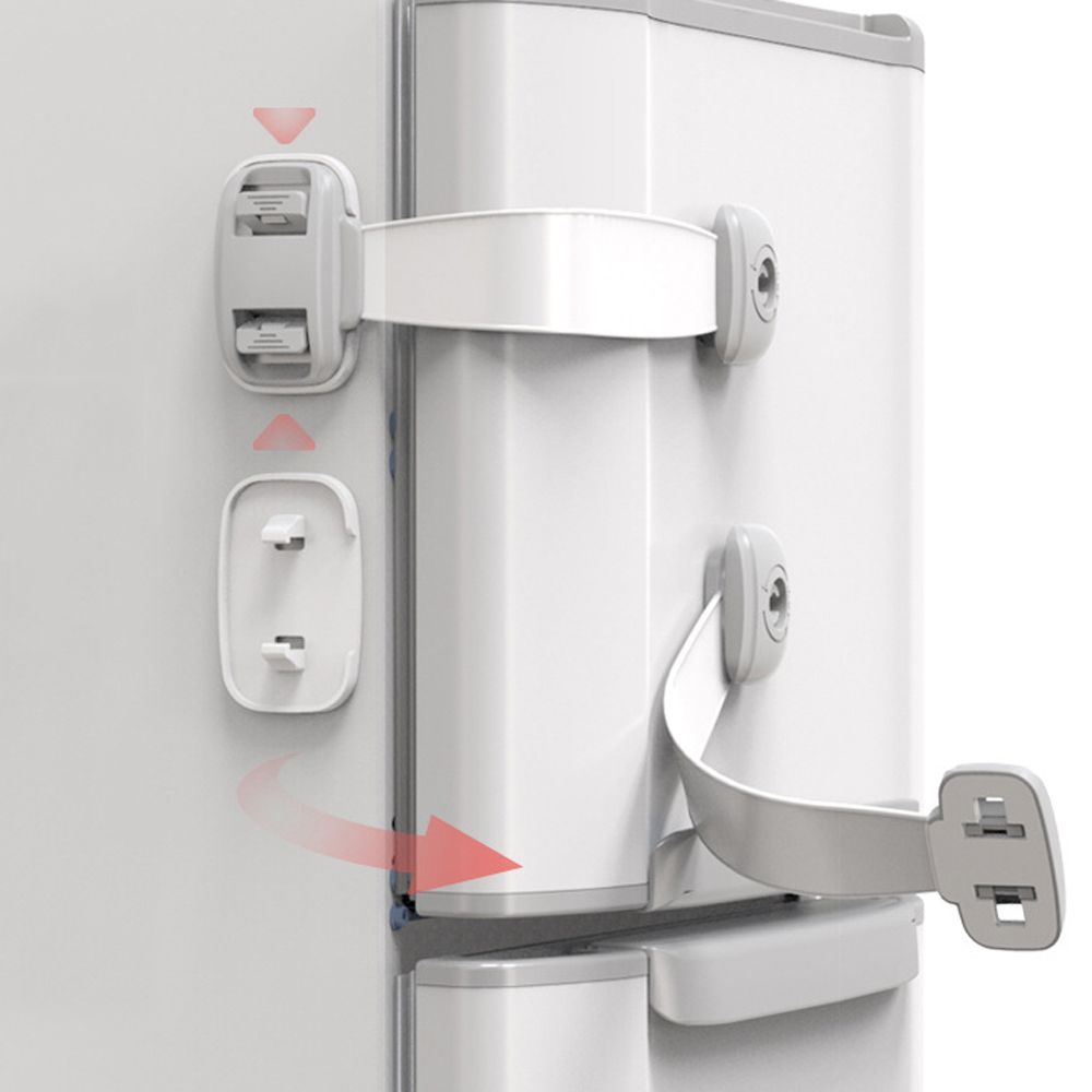 Baby Safety Cabinet & Drawer Locks – No-Drill, Anti-Pinch Door Locks for Kids