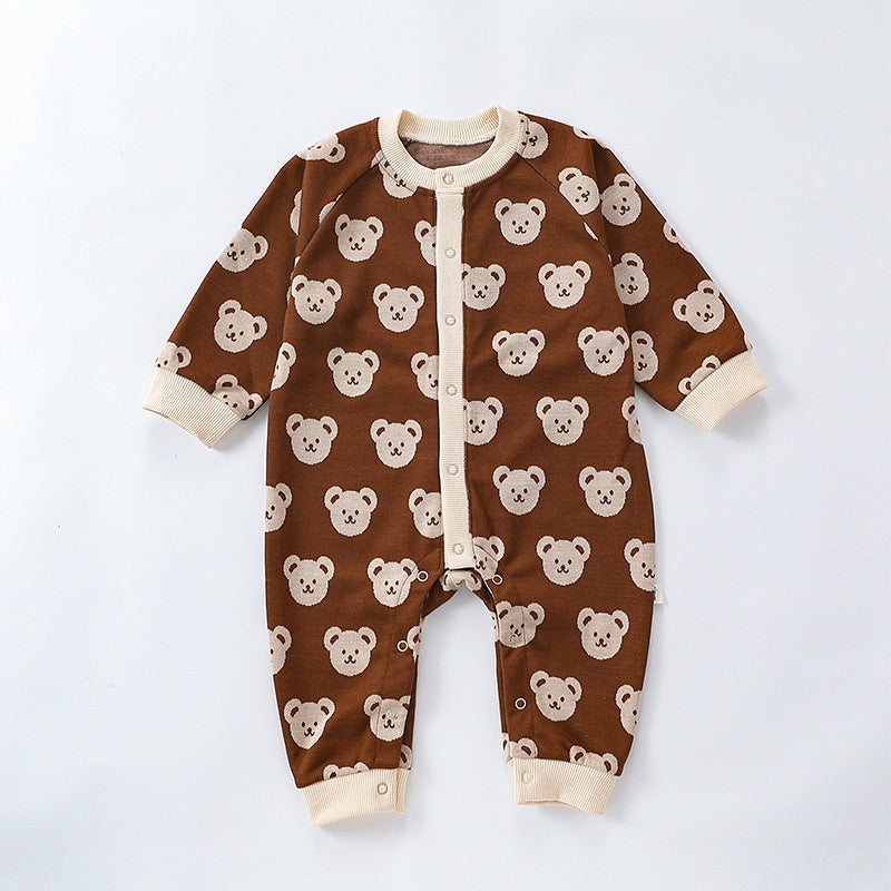 Baby Autumn Jumpsuit Knitted Bear