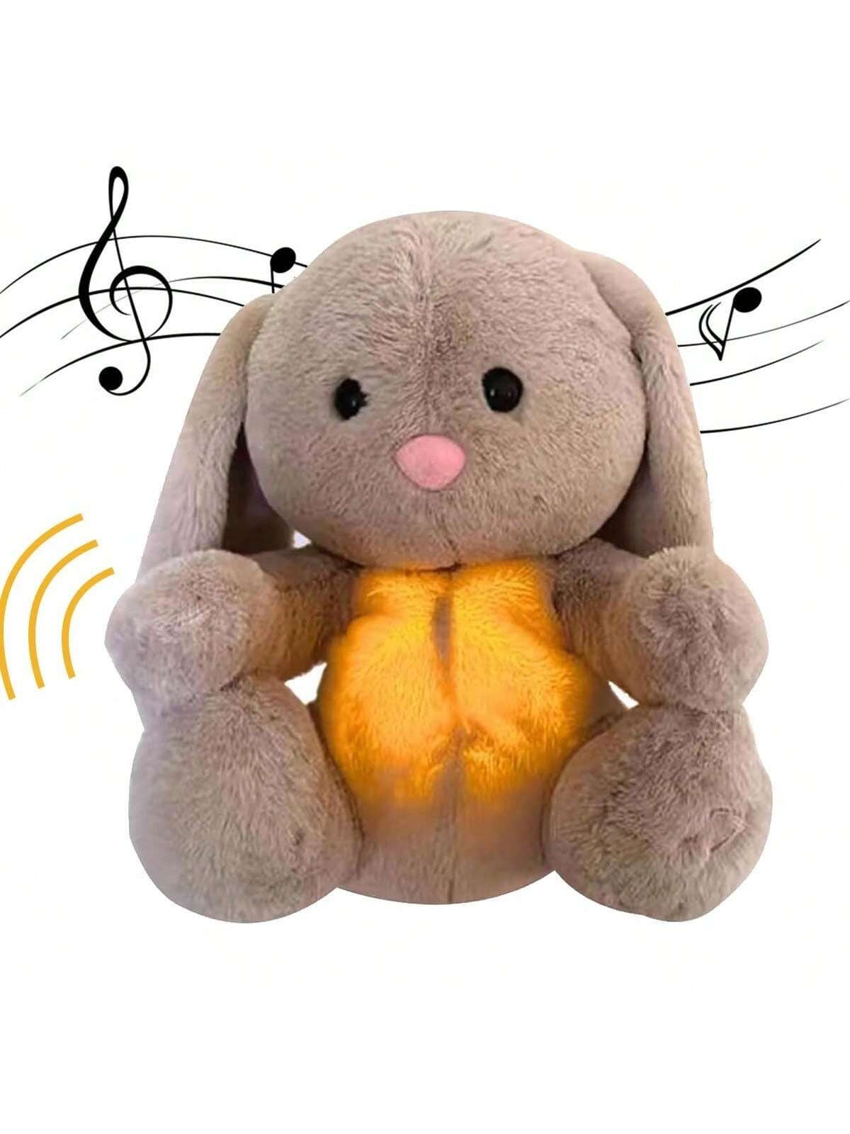Breathing Bunny Plush Toy – Soothing Sensory Comforter for Newborns & Babies