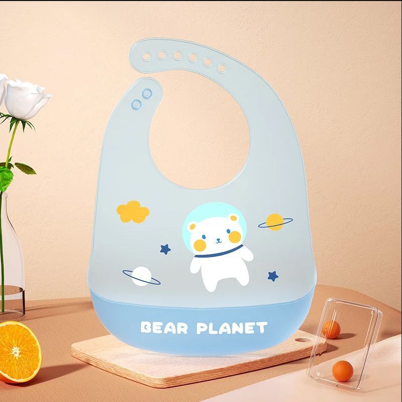 Baby Eating Silicone Waterproof Bib
