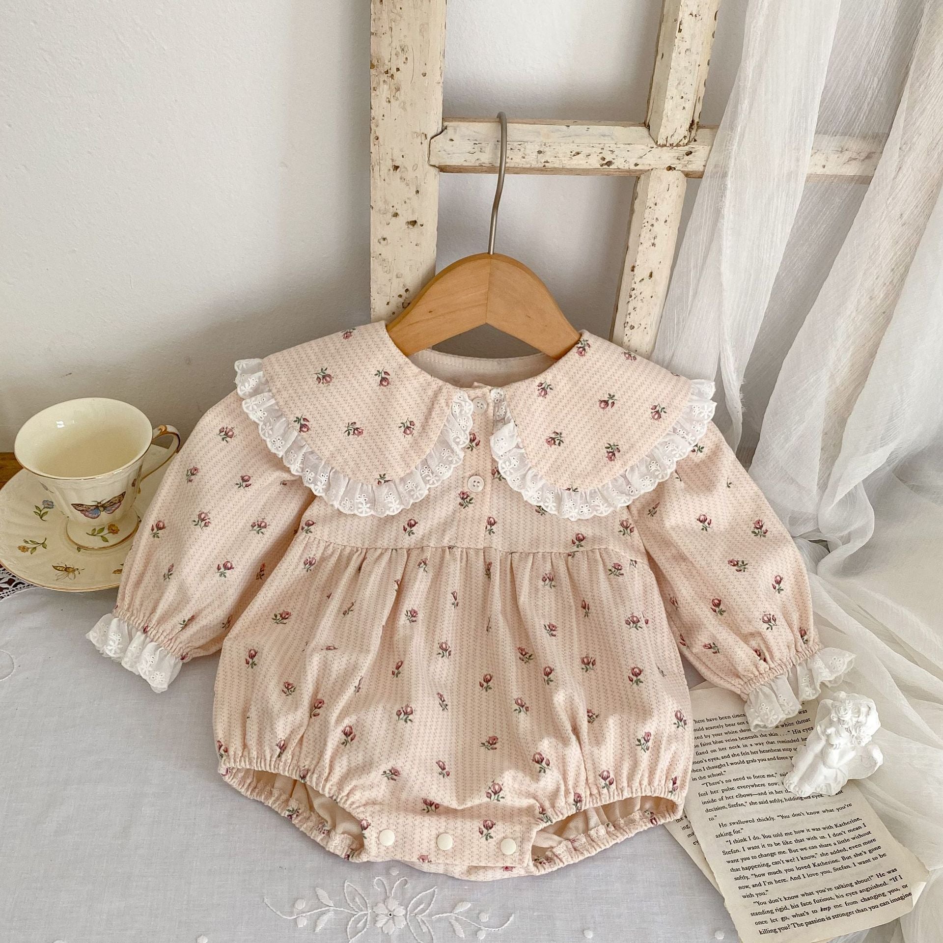 Autumn Baby Floral Jumpsuit Romper