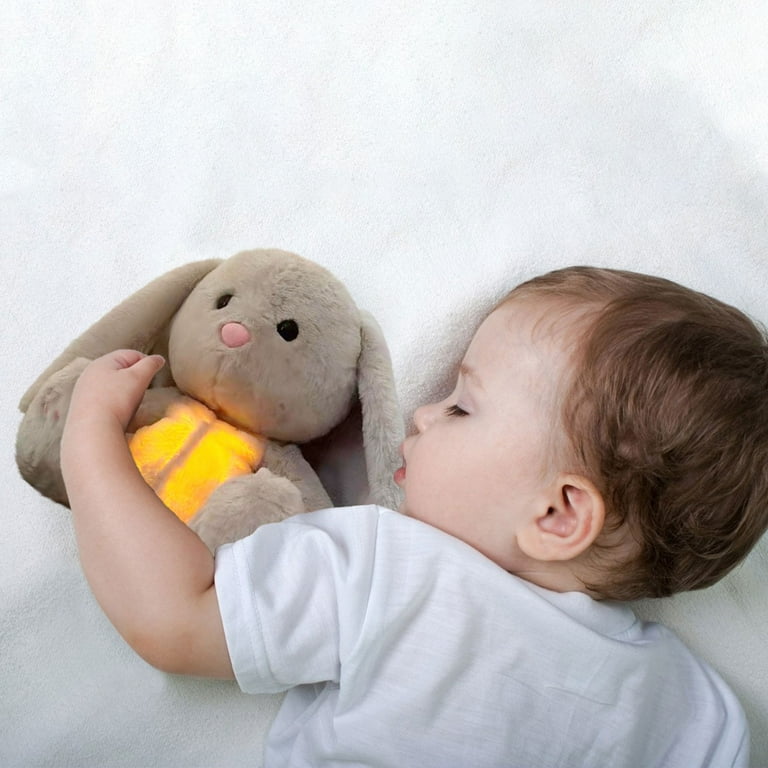 Breathing Bunny Plush Toy – Soothing Sensory Comforter for Newborns & Babies