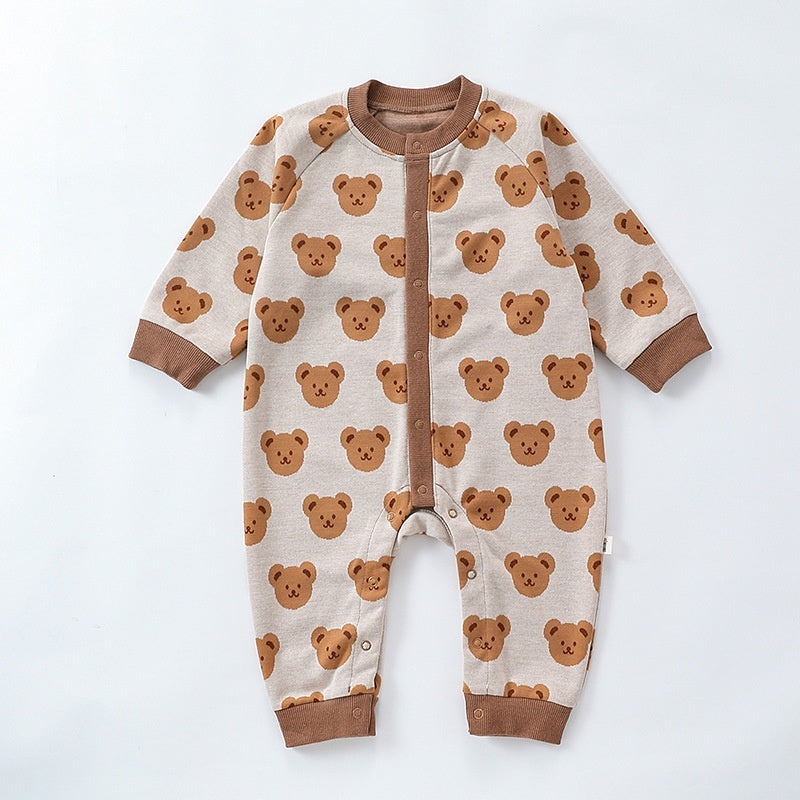 Baby Autumn Jumpsuit Knitted Bear