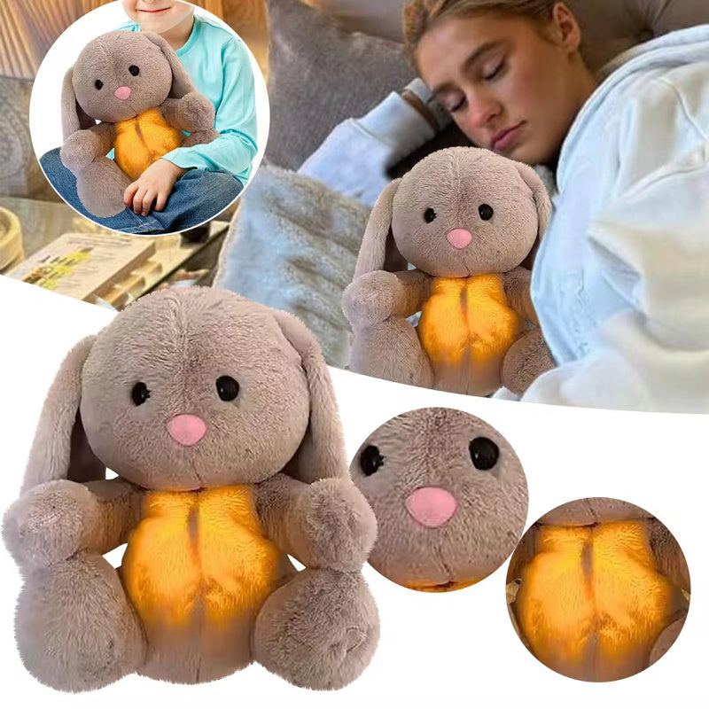 Breathing Bunny Plush Toy – Soothing Sensory Comforter for Newborns & Babies