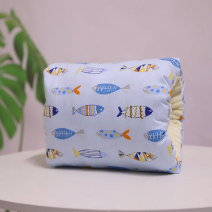 Adjustable Baby Nursing Arm Pillow – Soft Cotton, Washable Breastfeeding Cushion