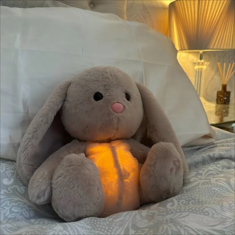 Breathing Bunny Plush Toy – Soothing Sensory Comforter for Newborns & Babies