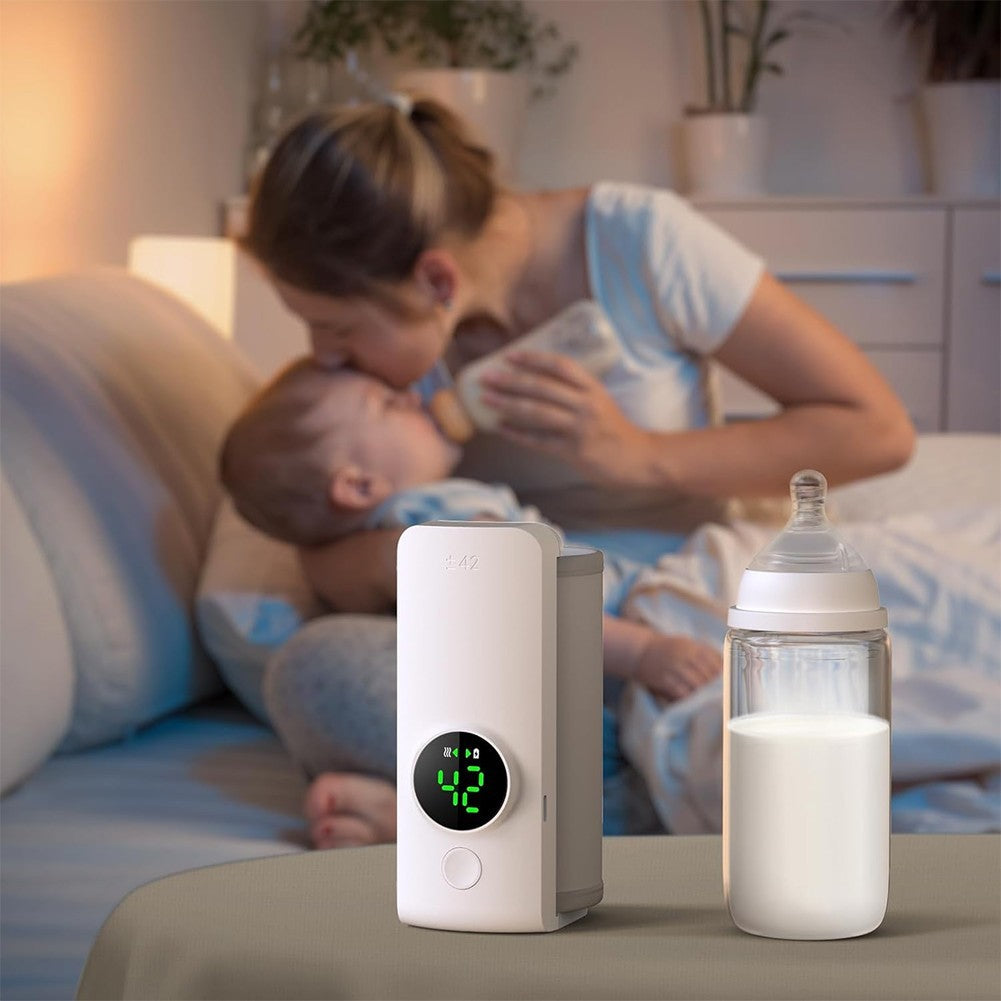 Portable Wireless Baby Bottle Warmer – USB Rechargeable Milk Heating Bag